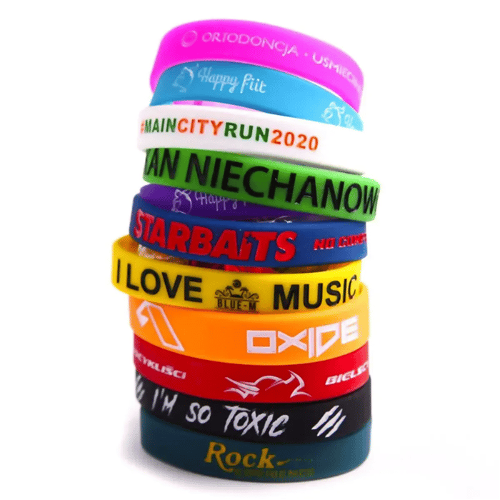 Custom Printed Silicone Wristbands image