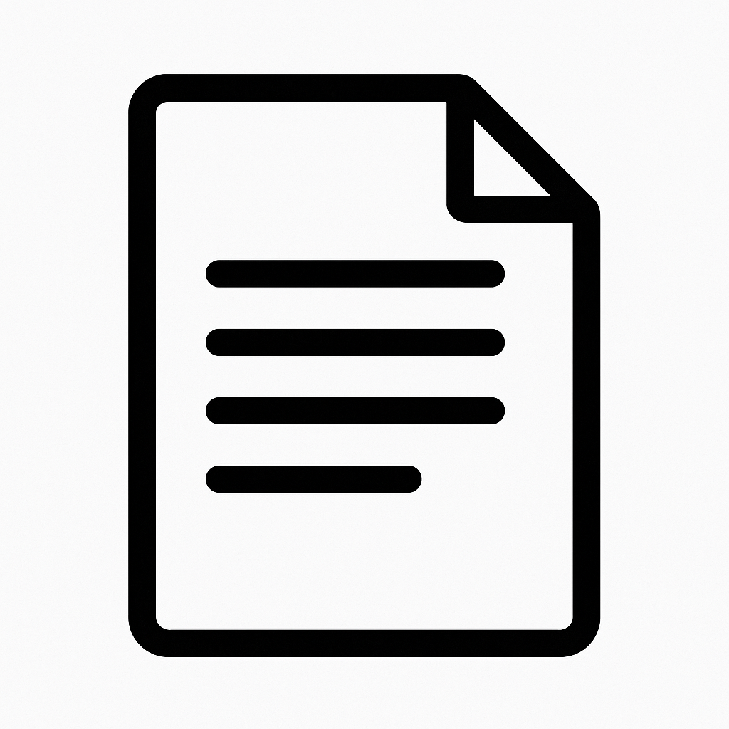 Lucide filetext or infoFont Awesome fafilelines-1