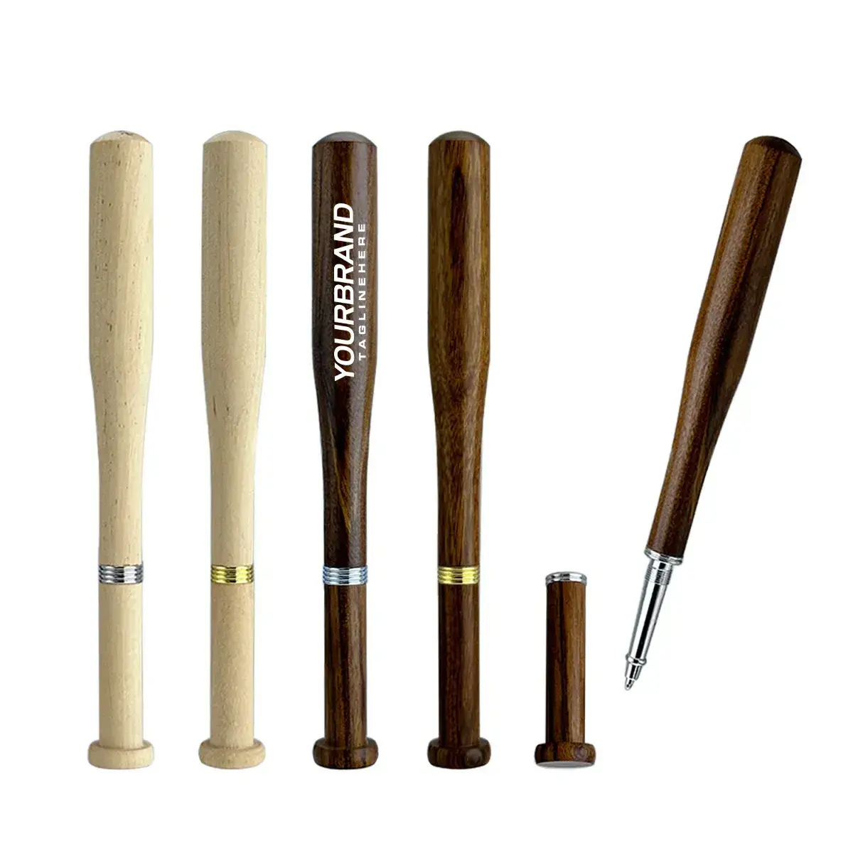 Baseball shaped pens